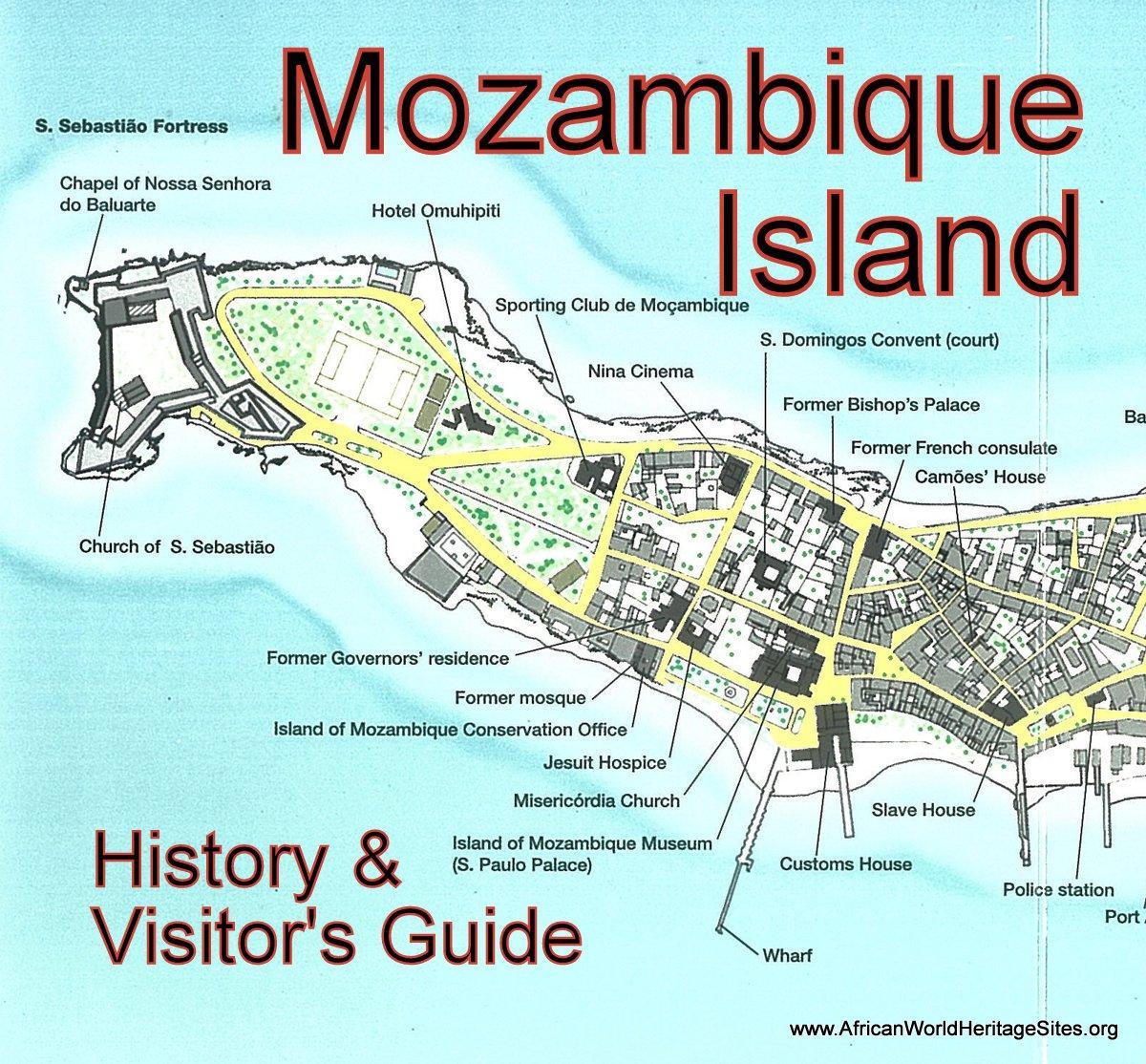 peta Mozambique pulau