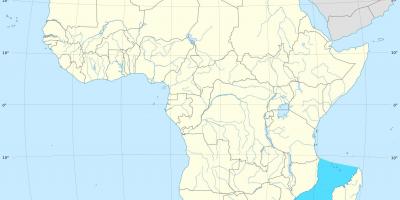 Mozambique saluran peta afrika