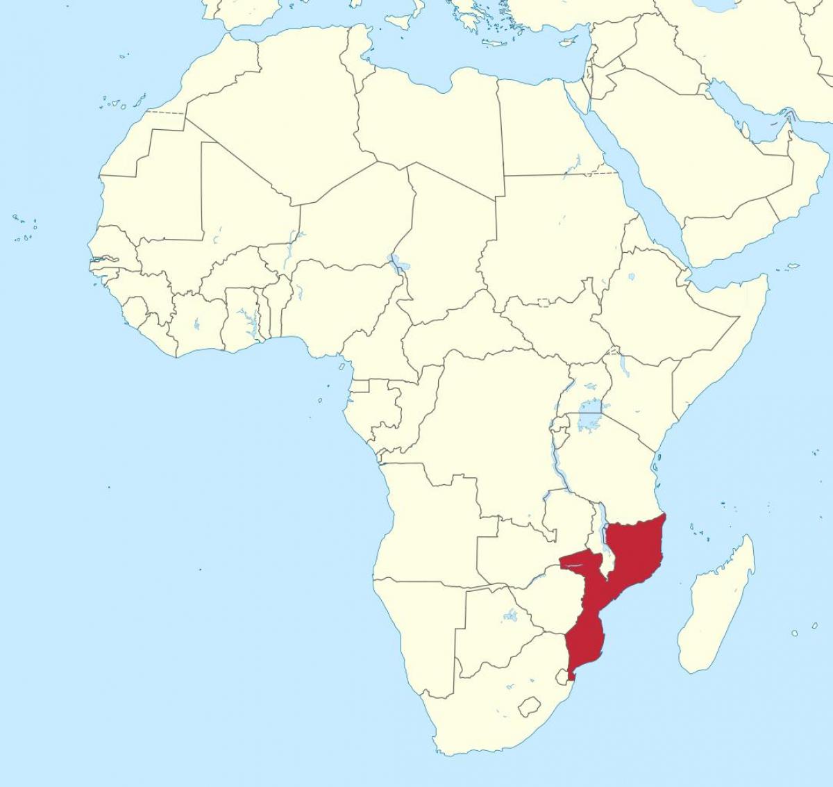 peta afrika Mozambique